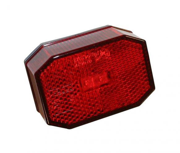 Aspöck Flexipoint 1 LED markeringslykt rød 9-32V