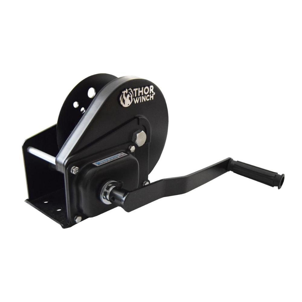 Vinsj 0900Kg manuell Thor Winch 900Kg, automatisk brems, uten wire