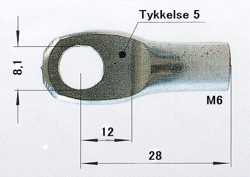 Øye 8,1-5x28-M6 for GF8/19 (280828)