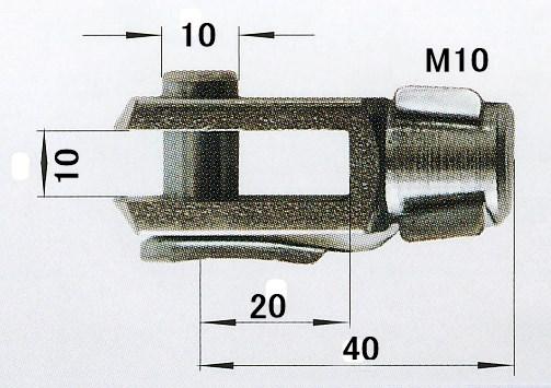 Gavfelstykke G10x20 for GF14/28 (212758)