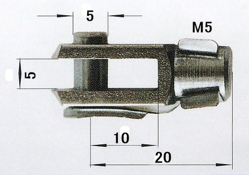 Gavfelstykke G5x10 M5 for GF6/15-stempel (212762)