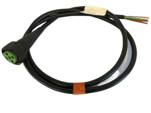 Aspöck kabel med stikk 5-pol grønn 1,0m