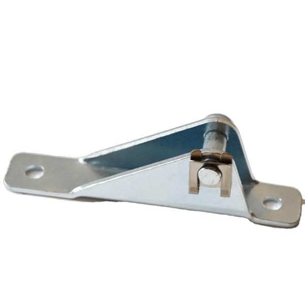 U-lager 8x75x20 kpl. Ø8x13 for gassfjær med 8mm øye (Lagersalg)