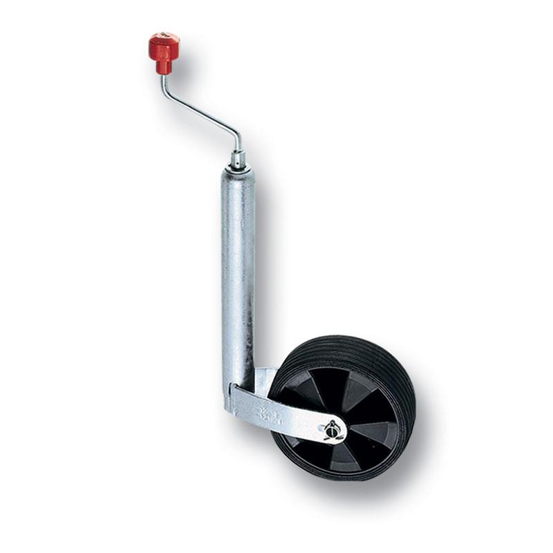 Støttehjul Ø48mm 150Kg AL-KO Plus 215x65mm hjul softgummi/plast