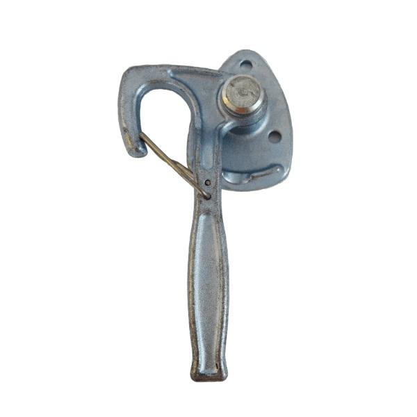 Vinkellukker stor med fjær, venstre på klappen