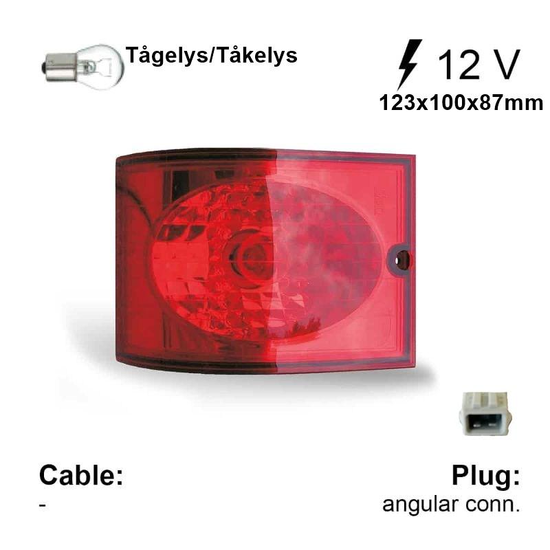 Baklykt Jokon 810 SN 12V tåkelys