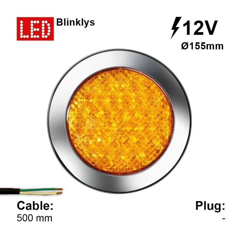 Baklykt LED Jokon 735 BL 12V blinklys 0,5m kabel, utgår (Lagersalg)